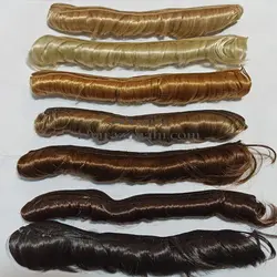 موی عروسک پنج سانت حالتدار_بسته4متر{گیسو}