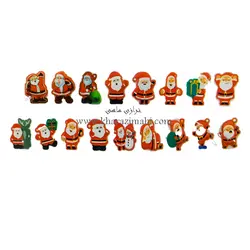 برچسب حرارتی طرح بابانوئل و هدیه کریسمس (کد61)
