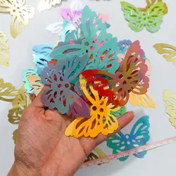 پولک طرح پروانه سایز 6*7.5 کد 4