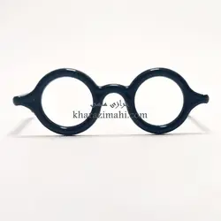 عینک عروسک گرد پلاستیکی {رنگی}