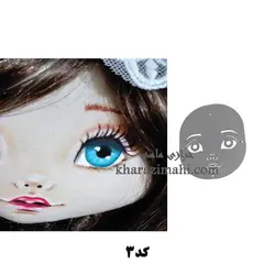 شابلون عروسک طراحی چهره{کد3}
