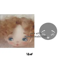 شابلون عروسک طراحی چهره{کد15}