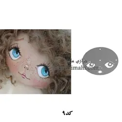 شابلون عروسک طراحی چهره{کد9}