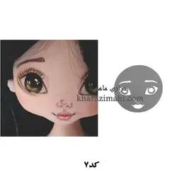 شابلون عروسک طراحی چهره{کد7}
