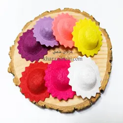 کلاه نمدی فانتزی لبه چیندار