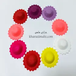 کلاه نمدی فانتزی لبه چیندار