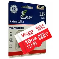 رم ميكرو 16 گیگ VICCO MAN 65MB &amp; 433X كارتي كلاسU1