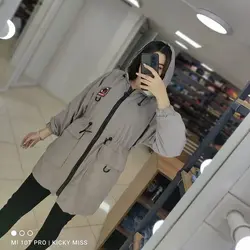 بارانی زیپ درشت