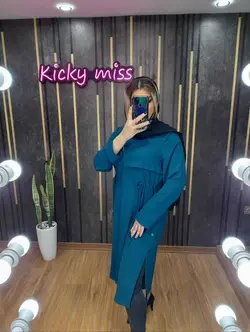 مانتو ابرو بادی بغل دکمه دار