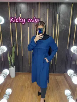 مانتو ابرو بادی بغل دکمه دار