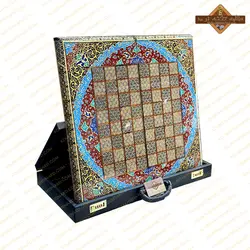 تخته نرد خاتم نقاشی تذهیب صدفی