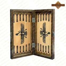 تخته نرد 30 سانتی روکش راش چاپی