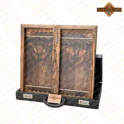 تخته نرد منبت کاری سیمرغ