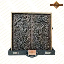 تخته نرد منبت کاری بلوط