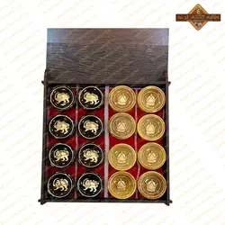مهره تخته نرد لاکچری طرح شیر و فروهر