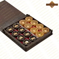 مهره تخته نرد لاکچری طرح شیر و فروهر