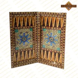 تخته نرد خاتم اصفهان تذهیب