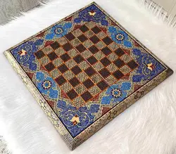 تخته نرد خاتم اصفهان تذهیب