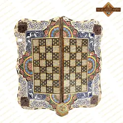 تخته نرد خاتم اصفهان نقاشی تذهیب