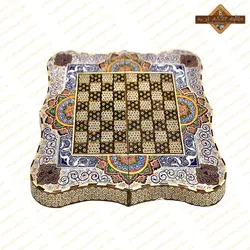 تخته نرد خاتم اصفهان نقاشی تذهیب