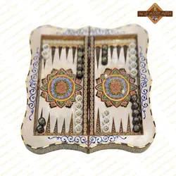 تخته نرد خاتم اصفهان نقاشی تذهیب