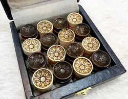 مهره تخته نرد گلدار
