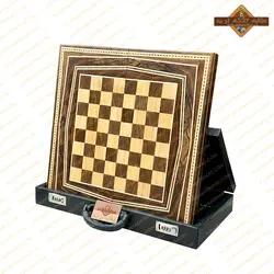 تخته نرد ریشه گردو ارومیه پشت شطرنجی