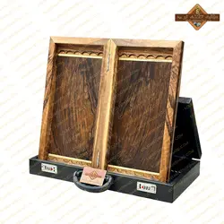 تخته نرد ریشه گردو ارومیه پشت شطرنجی