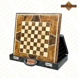 تخته نرد ریشه گردو ارومیه پشت شطرنجی