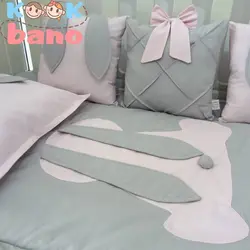 سرویس خواب نوزاد دختر 8 تک مدل Sleep in the rabbit ears