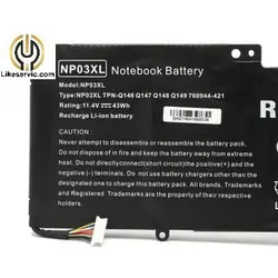 باتری لپ تاپ اچ پی Battery Laptop HP HSTNN-LB6L | NP03XL - تعمیرات کامپیوتر درمحل - تعمیرات لپتاپ در محل - ریکاوری هارد - خدمات حضوری کامپیوتر - خدمات ریموت کامپیوتر -طراحی سایت - نصب ویندوز درمحل - نصب مک در محل