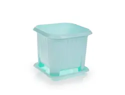 گلدان چهارگوش پلاستیکی|گلدان پلاستیکی