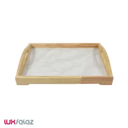 سینی هایلو مدل چوبی طرح سنگ متوسط | لوکس فلز