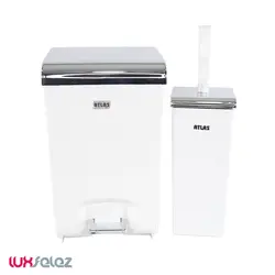 ست سطل و برس اطلس مدل زاگرس | لوکس فلز