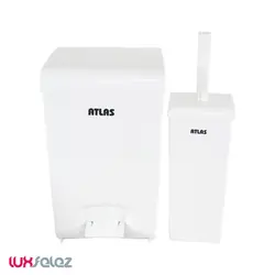 ست سطل و برس اطلس مدل زاگرس | لوکس فلز