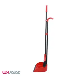 جارو و خاک انداز اطلس مدل ایستاده سپید | لوکس فلز