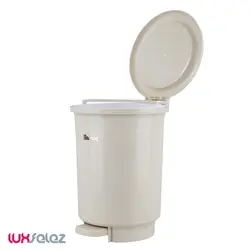 سطل باران مدل پدالی گرد متوسط | لوکس فلز