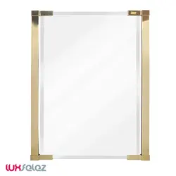 آئینه اطلس مدل الوند بزرگ دور تراش 45*60 | لوکس فلز