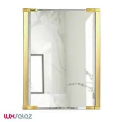 آئینه اطلس مدل الوند بزرگ دور تراش 45*60 | لوکس فلز