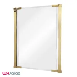 آئینه اطلس مدل الوند بزرگ دور تراش 45*60 | لوکس فلز