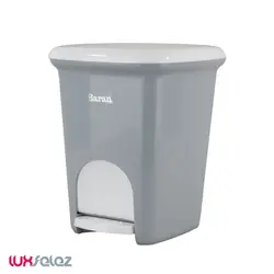 سطل باران مدل پدالی 4 گوش متوسط | لوکس فلز