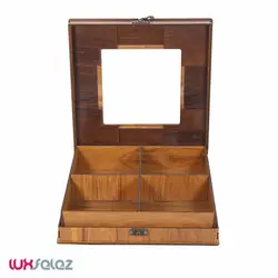 جعبه تی بگ عروس نوین چهارگوش ستاره | لوکس فلز