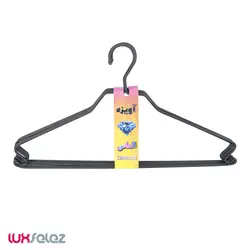 چوب لباسی الماس مدل قلاب دار | لوکس فلز