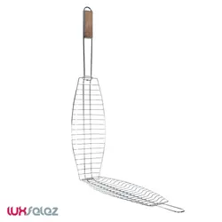 توری کباب زرین مدل ماهی | لوکس فلز