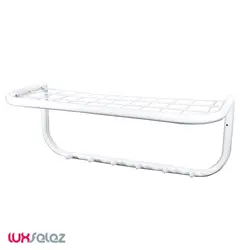 قفسه حمام اطلس مدل سبد دار شش شاخه | لوکس فلز