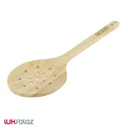 کفگیر چوبی عروس نوین مدل رابر کد8 | لوکس فلز