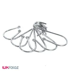 قلاب ارکیده مدل اس (بسته 6 عددی) | لوکس فلز