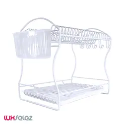 جا ظرفی سانا مدل کوچک دوطبقه | لوکس فلز