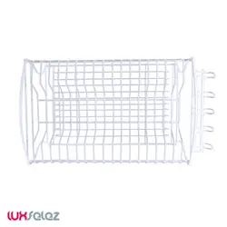 جا ظرفی سانا مدل کوچک دوطبقه | لوکس فلز