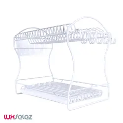 جا ظرفی سانا مدل کوچک دوطبقه | لوکس فلز